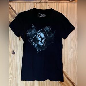 Disney Crush T Shirt Blk S